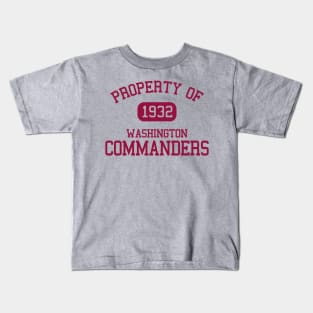 Property of Washington Commanders Kids T-Shirt